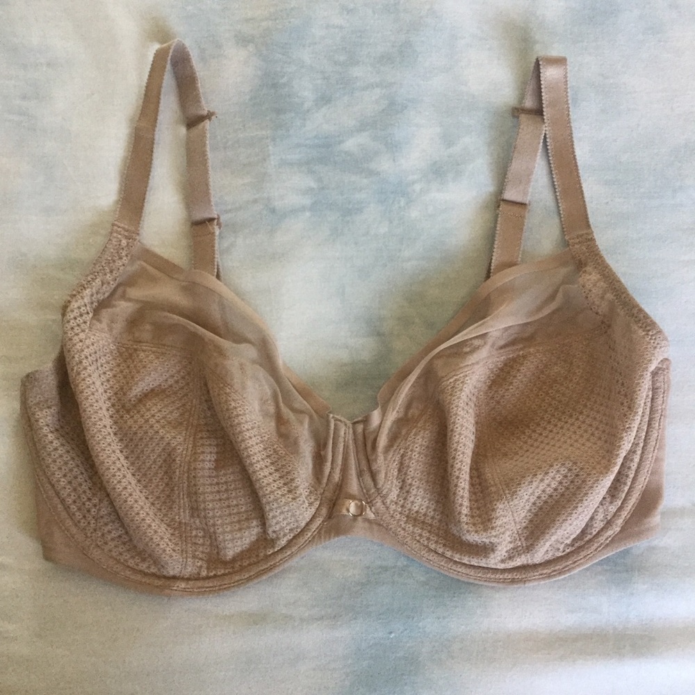 Chantelle 32DD Beige Full Coverage Bra